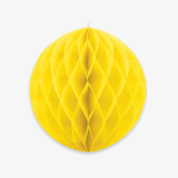 Boule alvéolée jaune