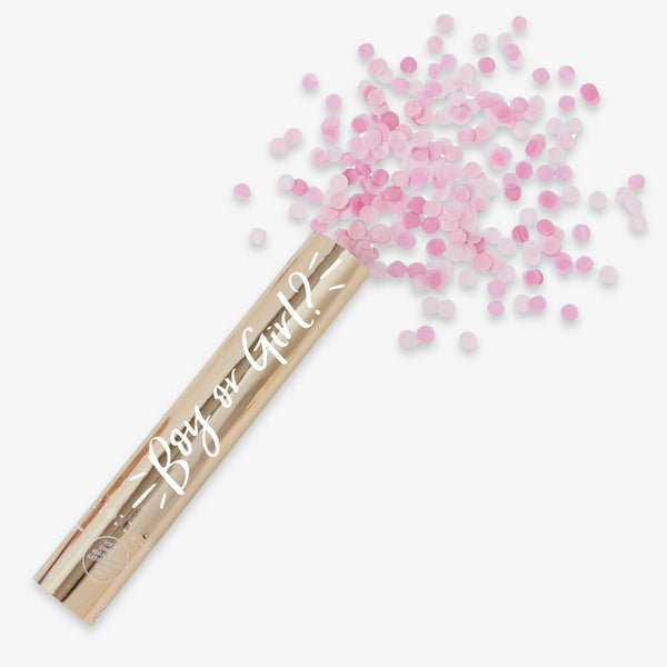 Canon Ă confettis roses