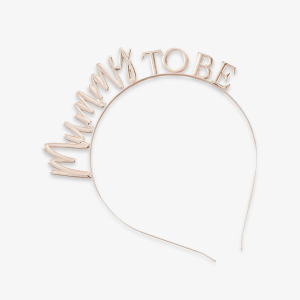 Serre-tĂȘte Mummy to be rose gold
