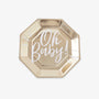 Assiette carton Oh Baby or