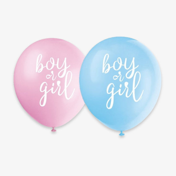 Ballon de baudruche boy or girl