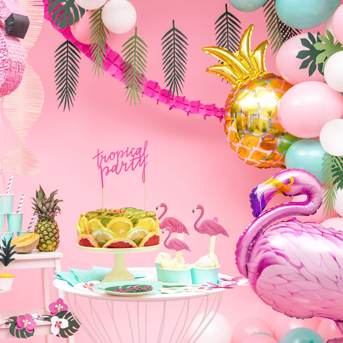 Ballon helium ananas