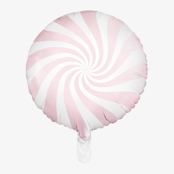 Ballon helium bonbon rose