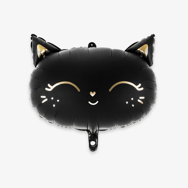 Ballon helium chat noir