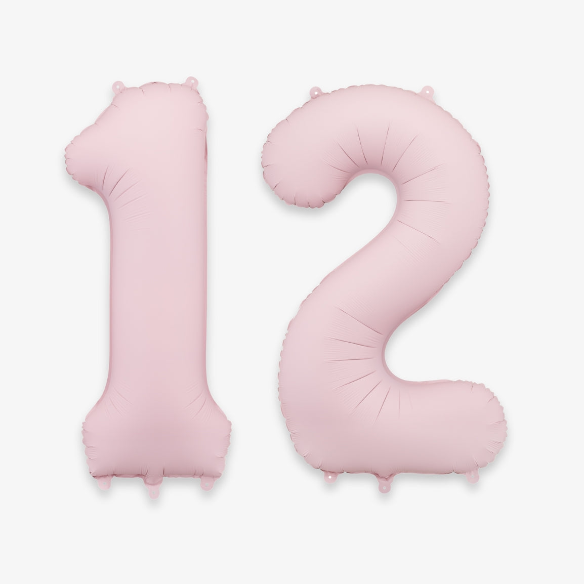 Ballon helium chiffre 86cm rose clair