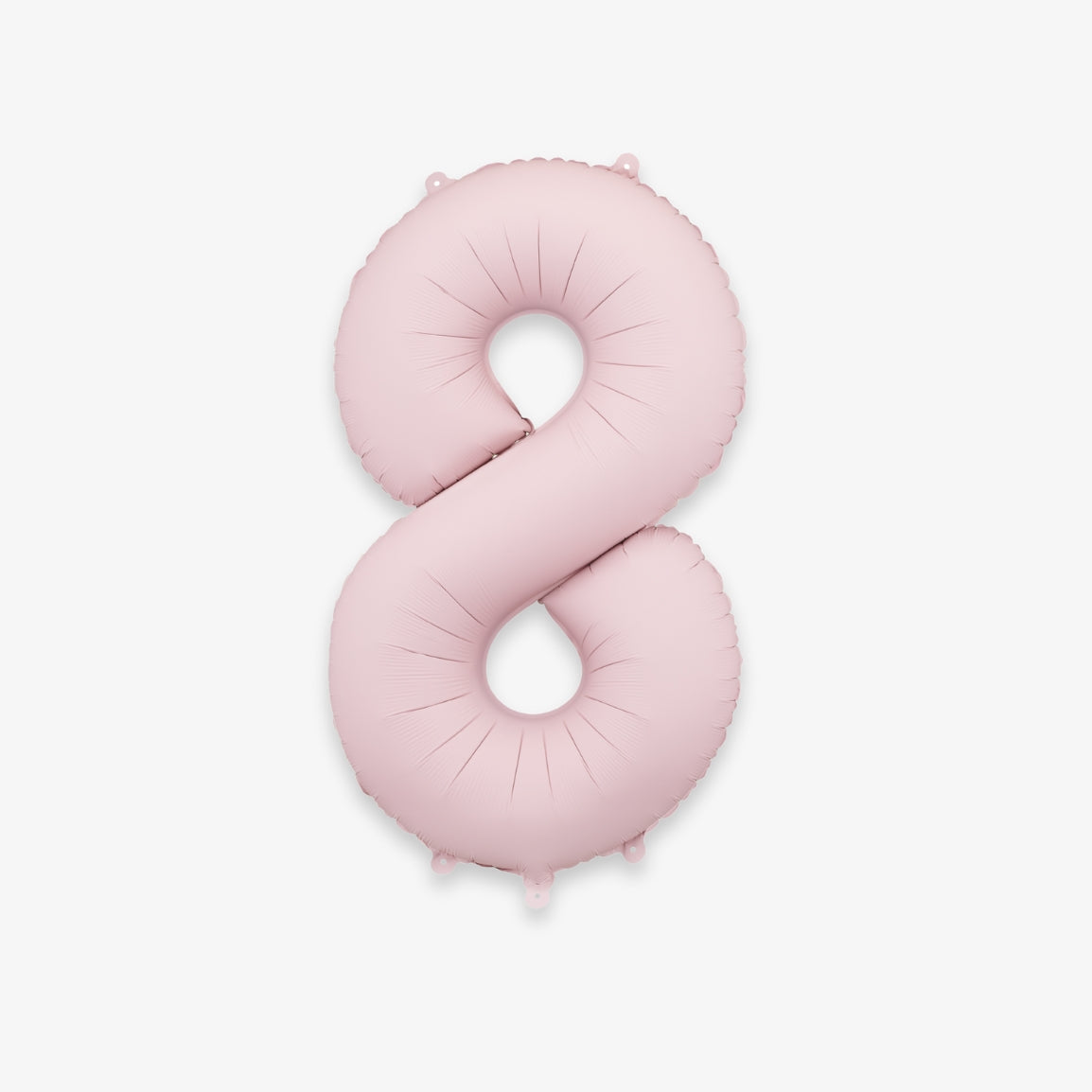Ballon helium chiffre 86cm rose clair