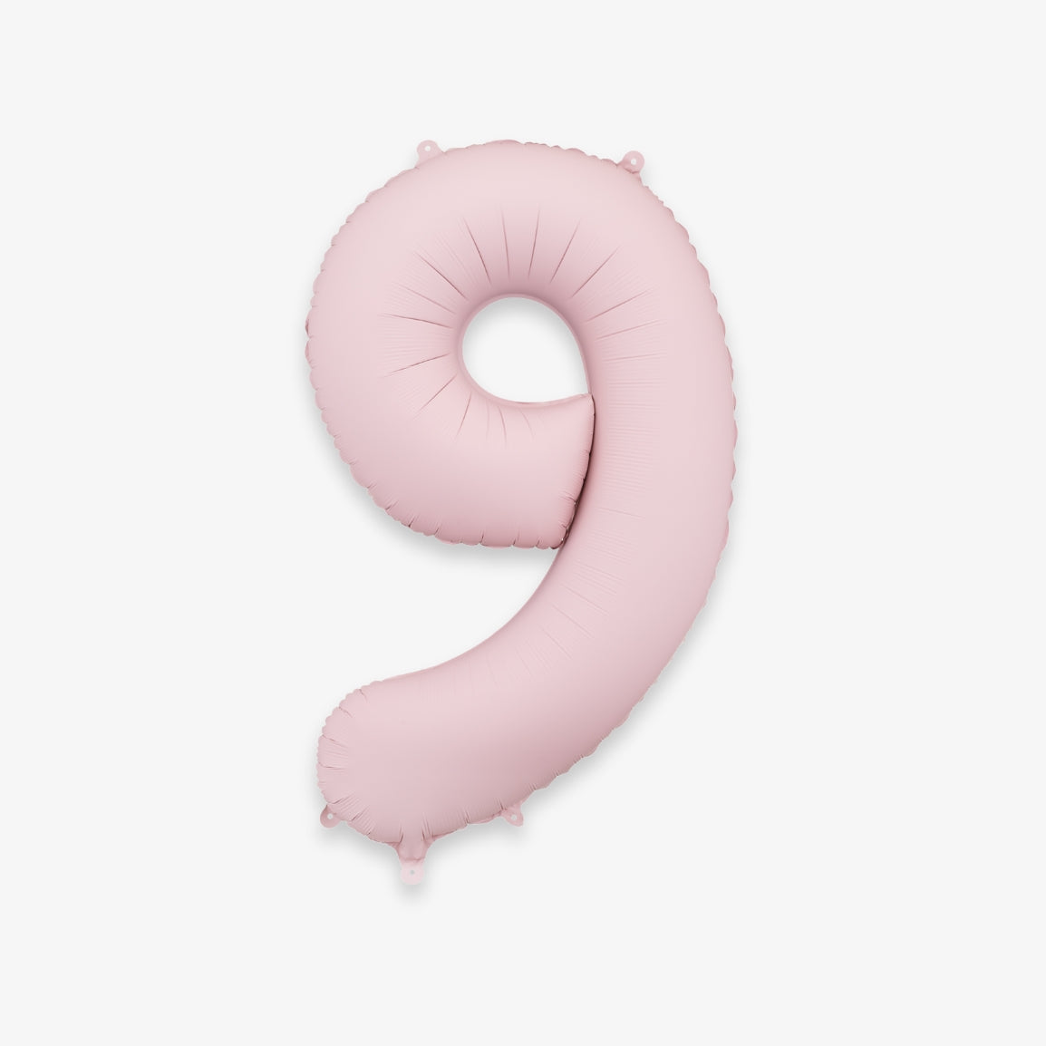 Ballon helium chiffre 86cm rose clair