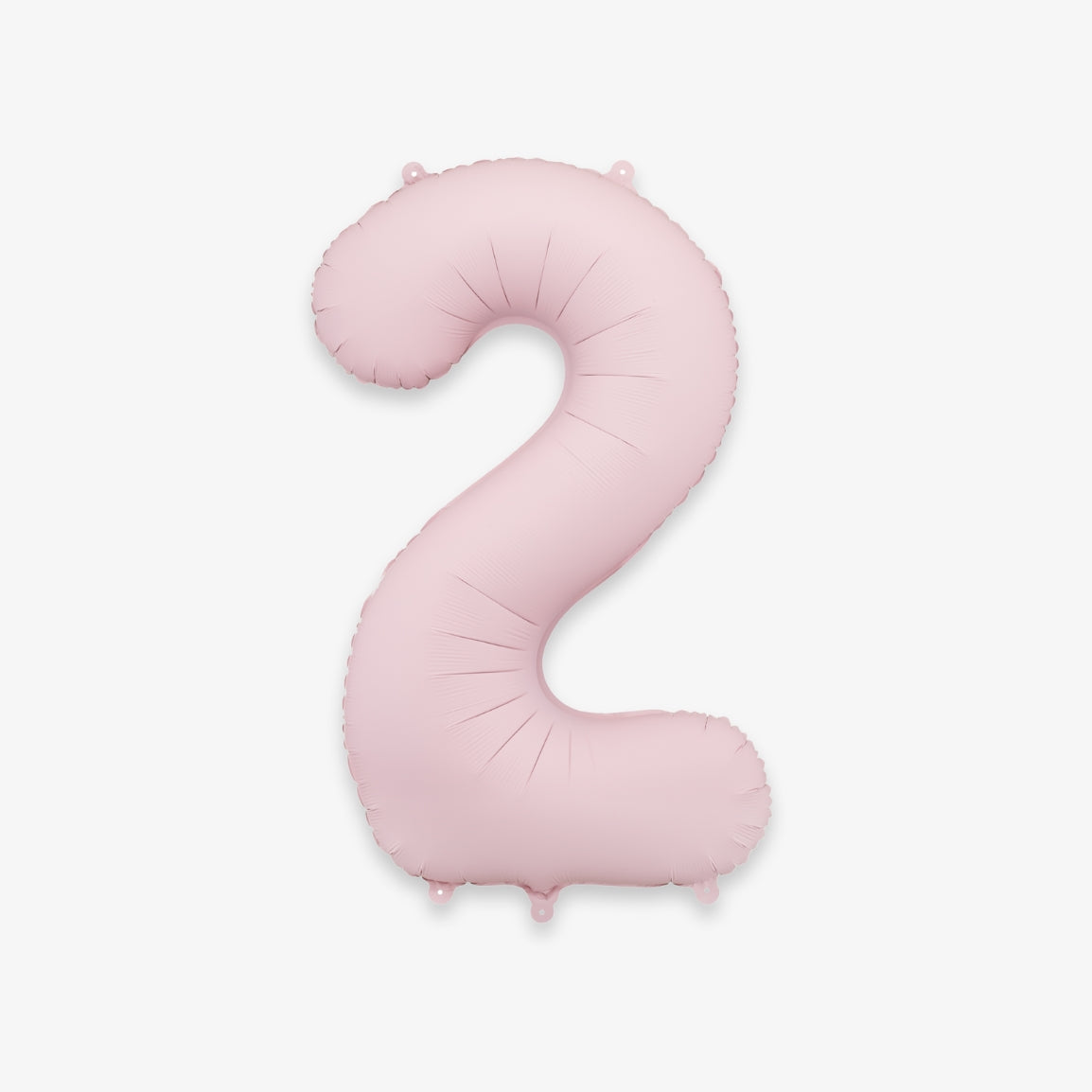 Ballon helium chiffre 86cm rose clair