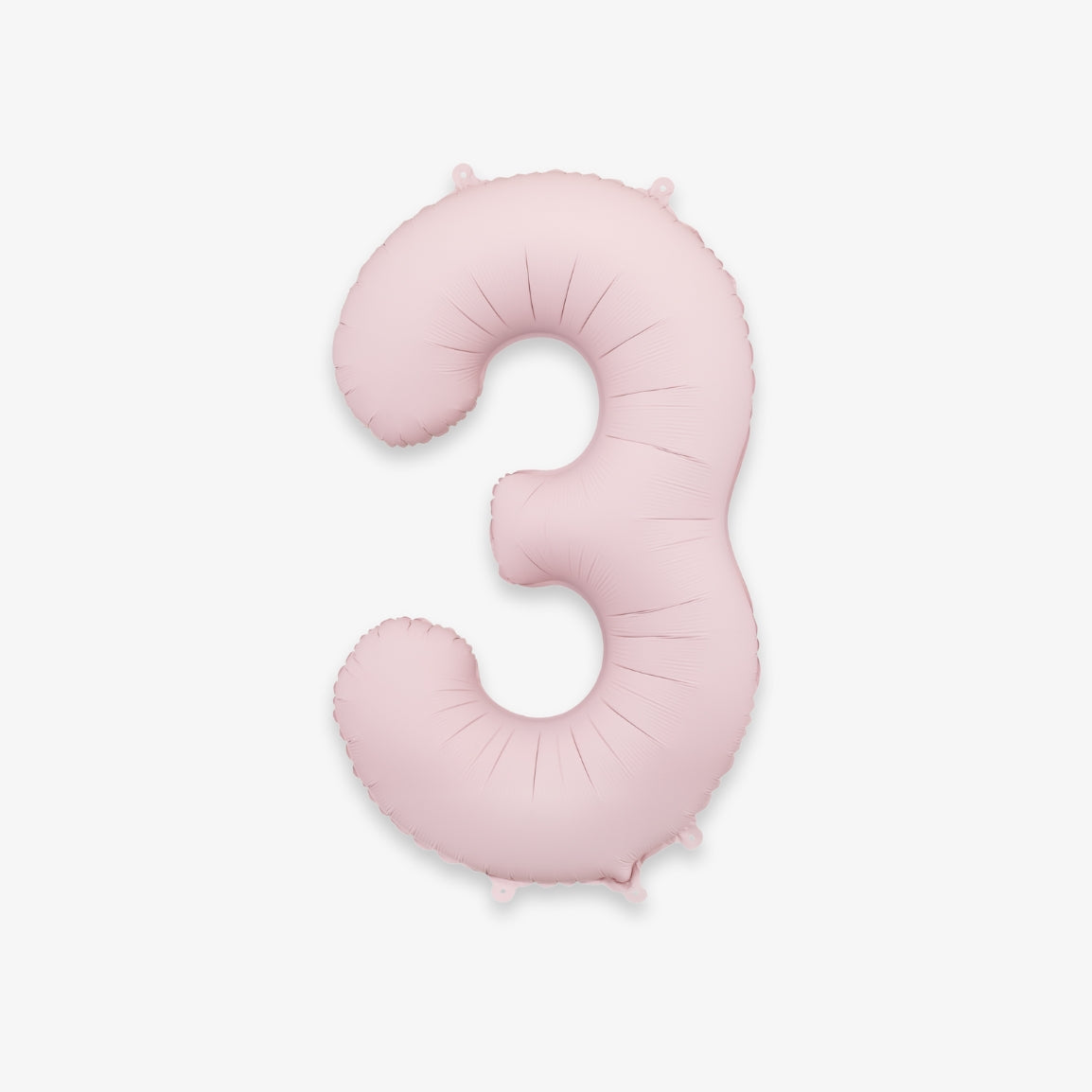 Ballon helium chiffre 86cm rose clair
