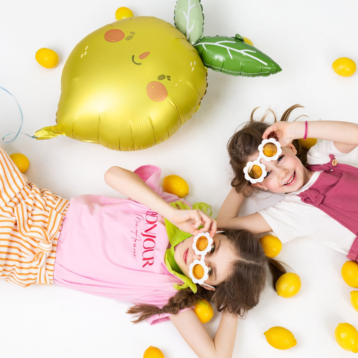 Ballon helium citron