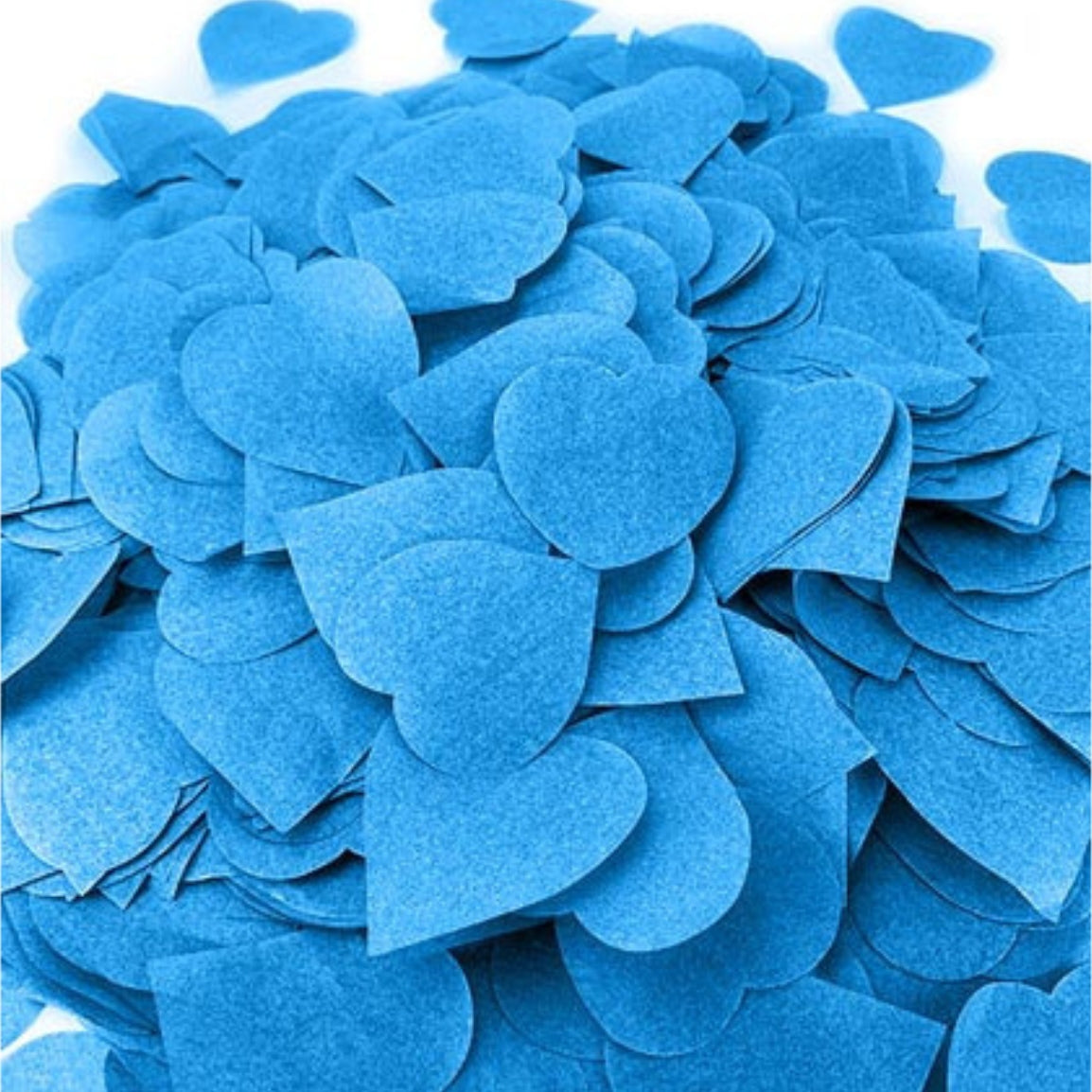 Confettis coeurs bleus