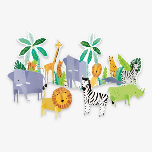 Decoration de table jungle