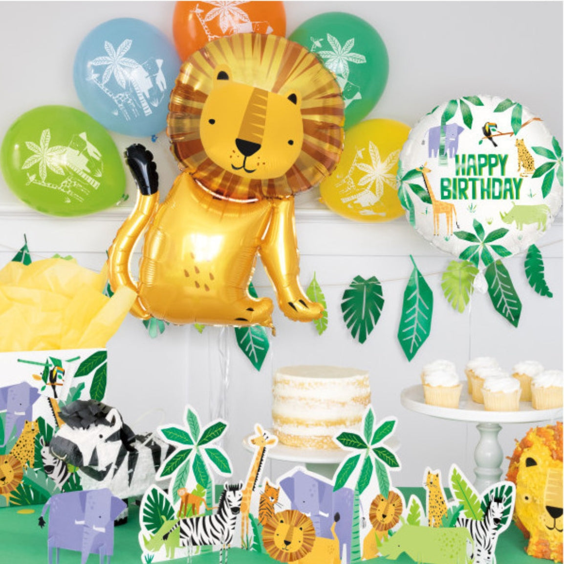 Decoration de table jungle