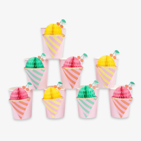 Gobelet carton cornet de glace