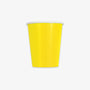 Gobelet carton jaune
