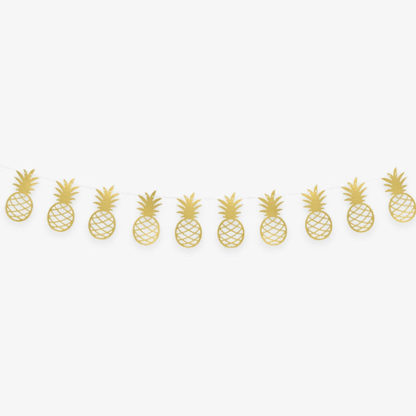Guirlande anniversaire ananas