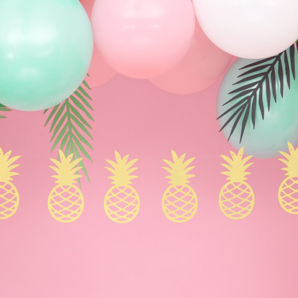 Guirlande anniversaire ananas
