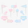 Accessoires photobooth Gender Reveal Boy or Girl