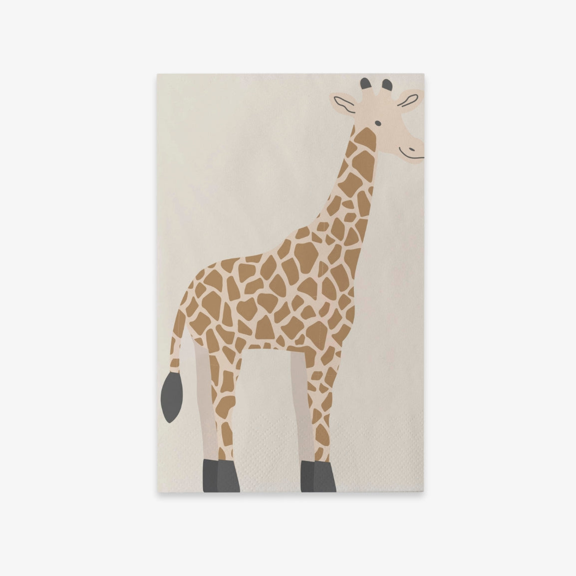 Serviette en papier girafe