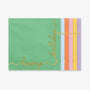 Serviette en papier multicolore