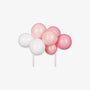 Topper ballons roses